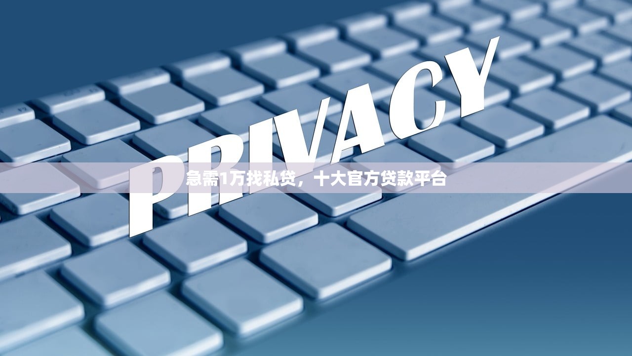 急需1万找私贷，十大官方贷款平台