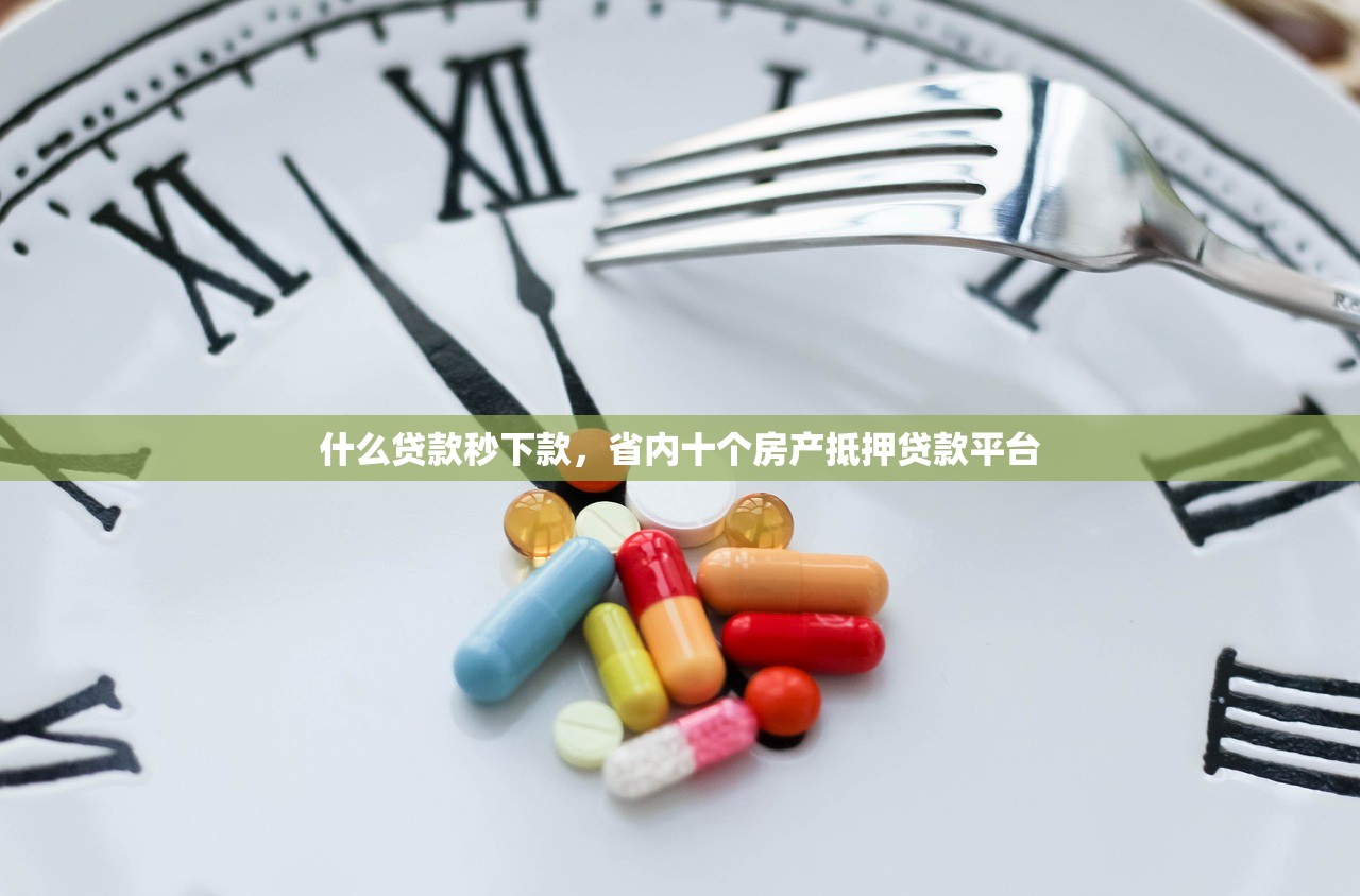 什么贷款秒下款，省内十个房产抵押贷款平台
