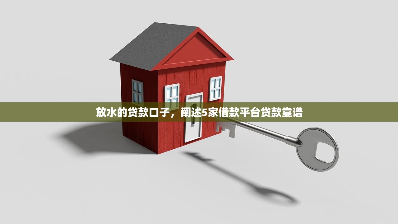放水的贷款口子，阐述5家借款平台贷款靠谱