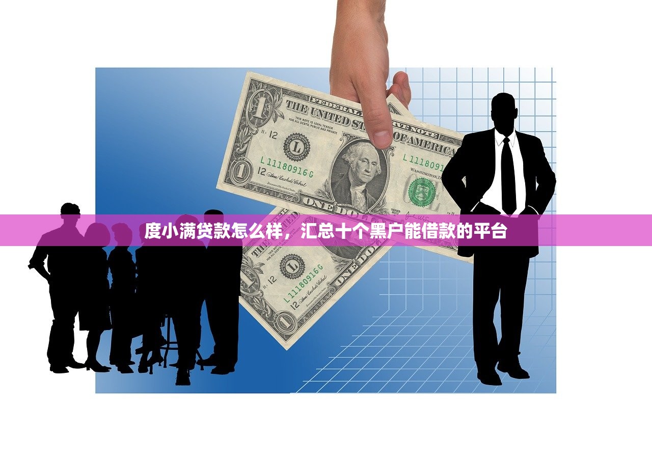 度小满贷款怎么样，汇总十个黑户能借款的平台