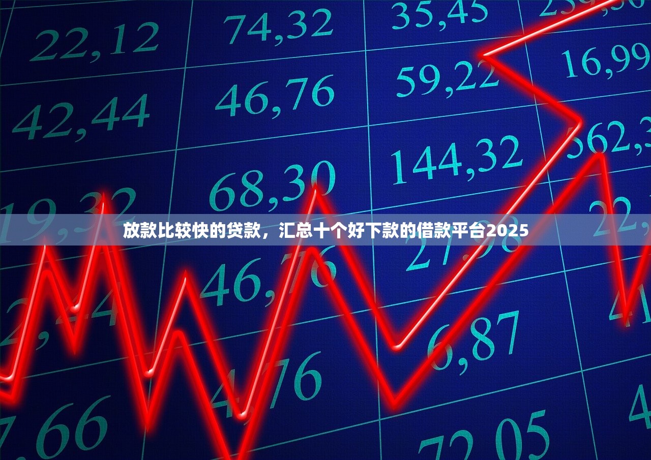 放款比较快的贷款，汇总十个好下款的借款平台2025