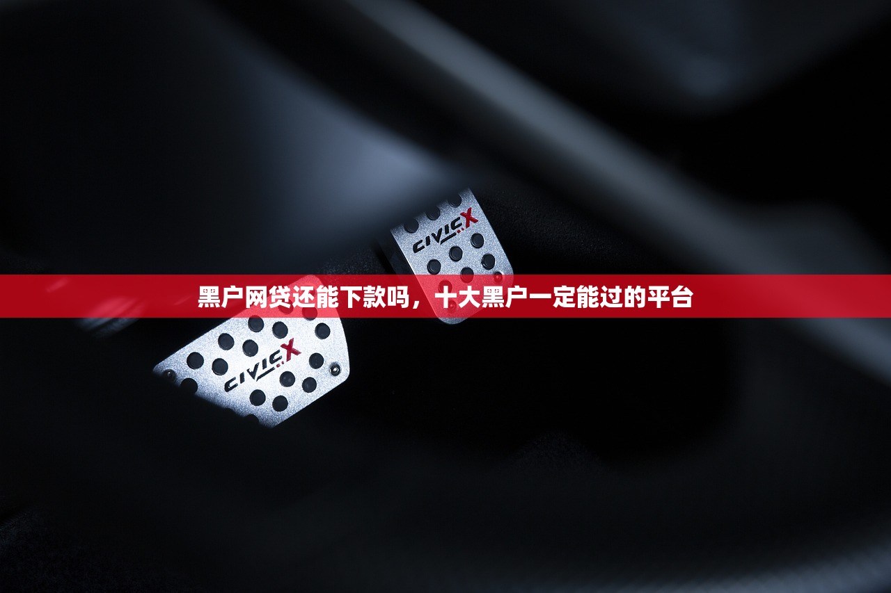 黑户网贷还能下款吗，十大黑户一定能过的平台