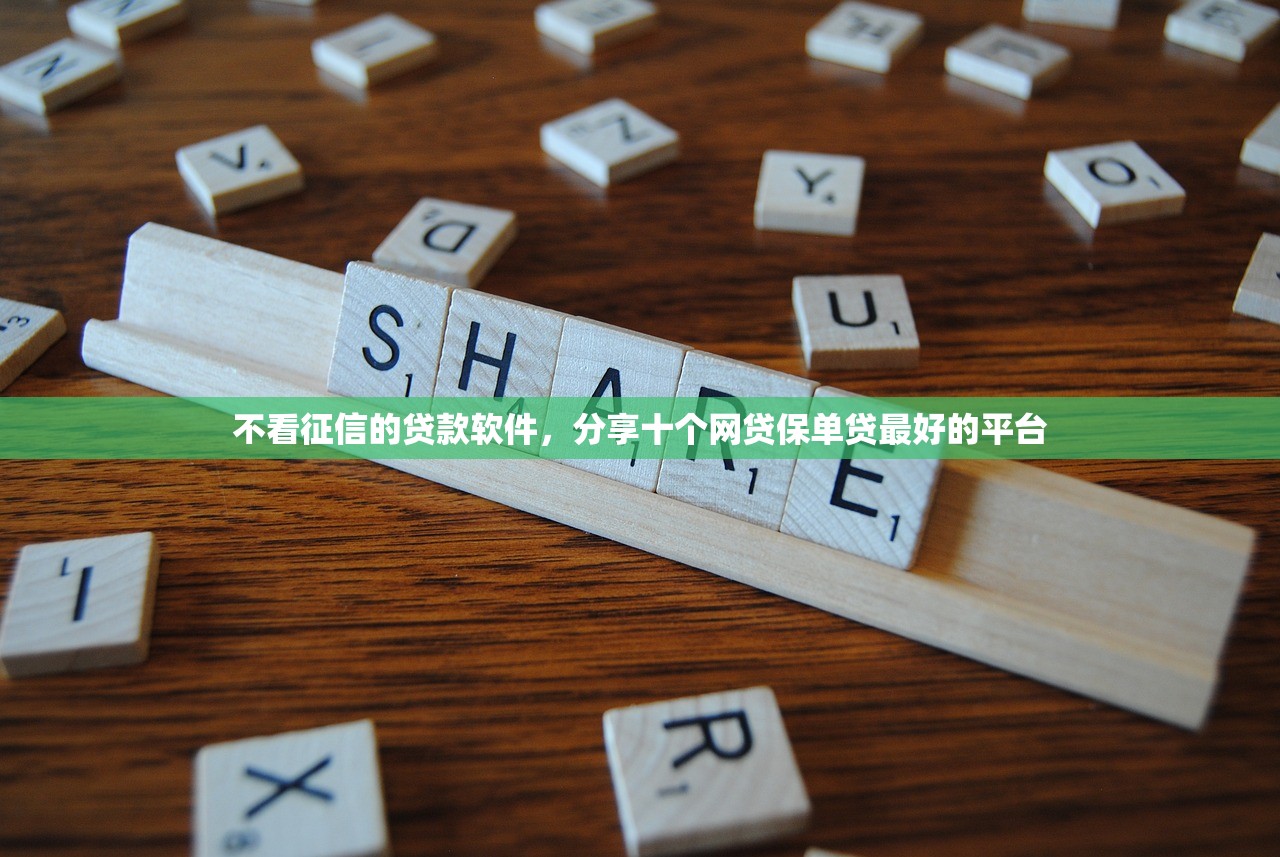 不看征信的贷款软件，分享十个网贷保单贷最好的平台