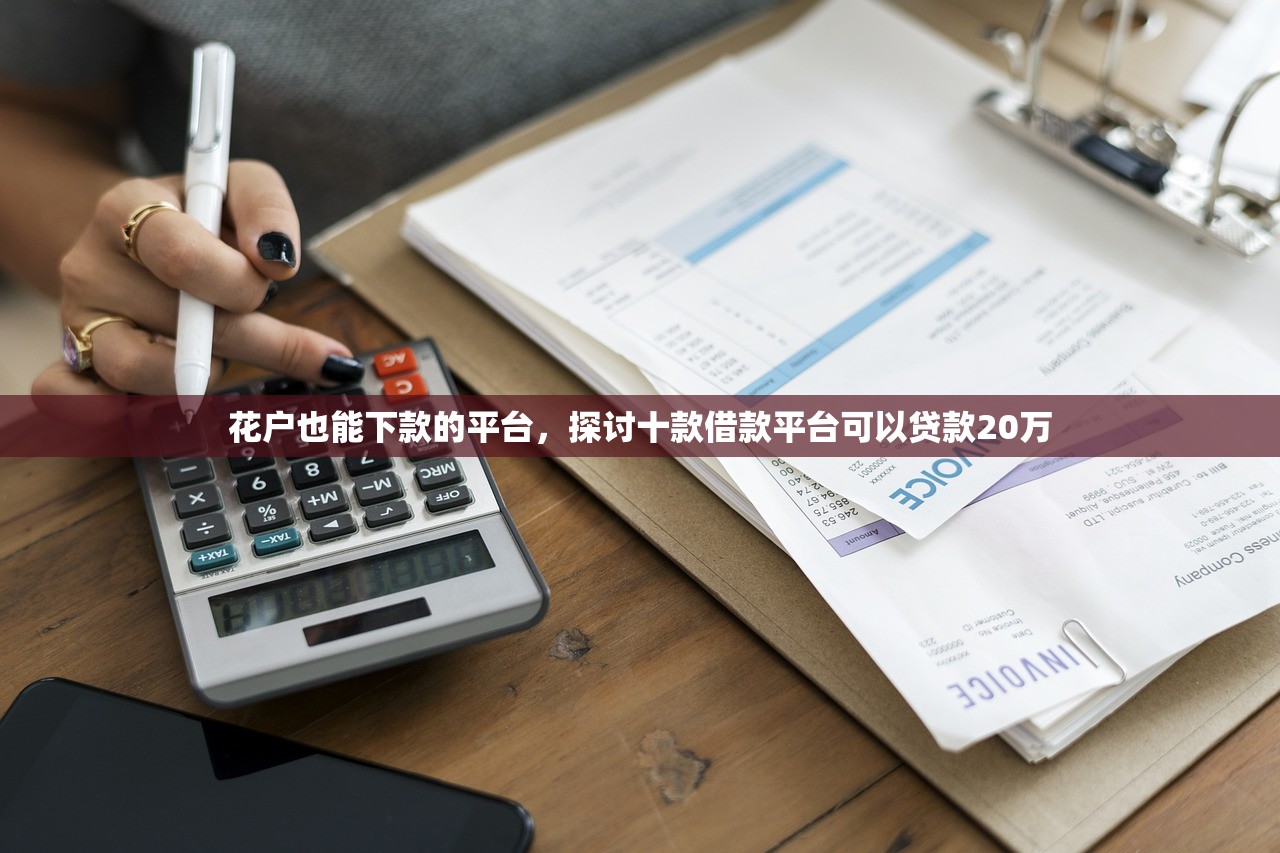 花户也能下款的平台，探讨十款借款平台可以贷款20万