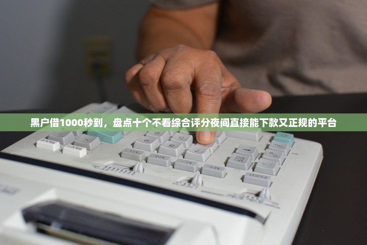 风控了还能下款的网贷，总结十个黑户下钱的口子