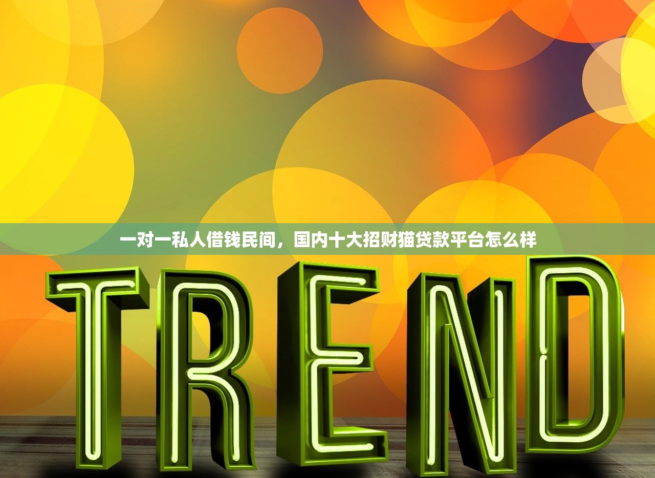 一对一私人借钱民间，国内十大招财猫贷款平台怎么样