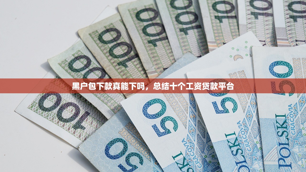 黑户包下款真能下吗，总结十个工资贷款平台