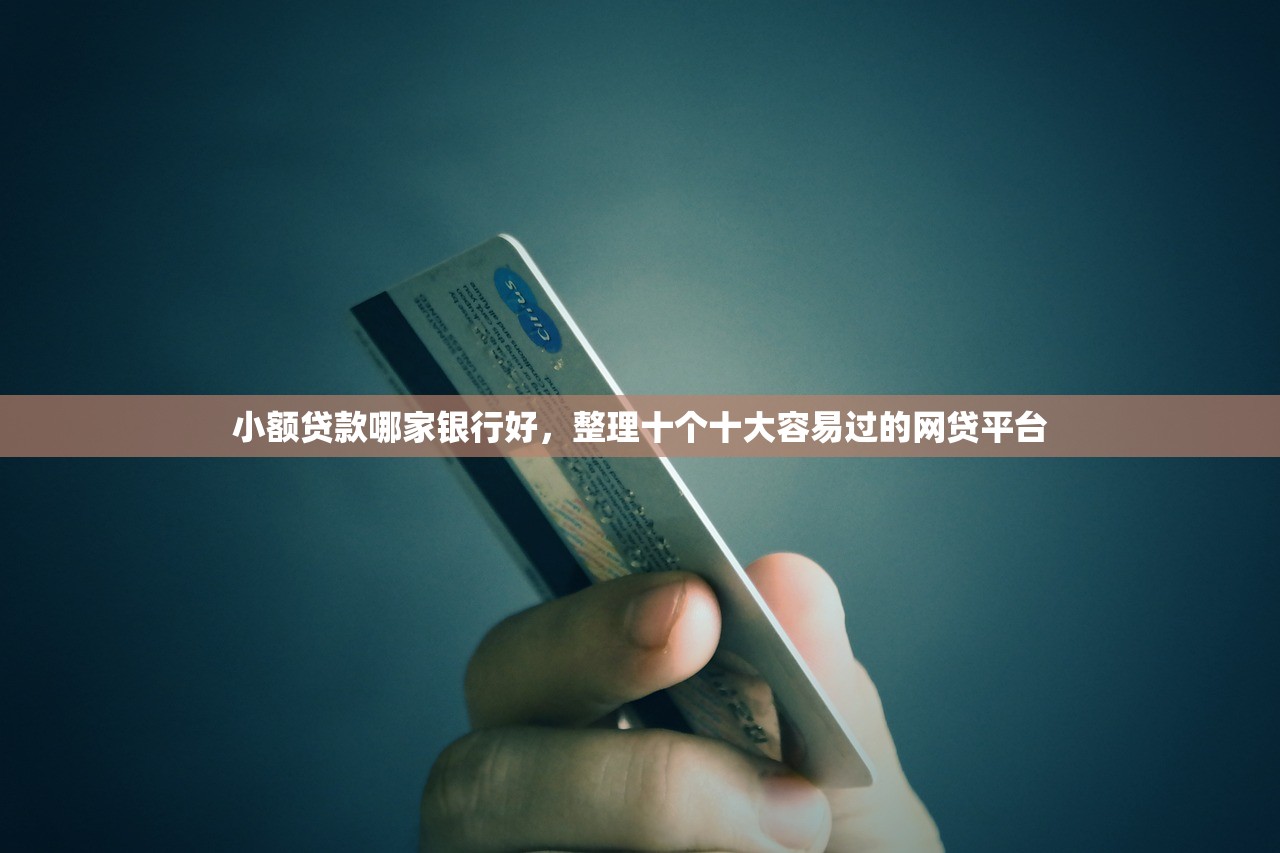 小额贷款哪家银行好，整理十个十大容易过的网贷平台