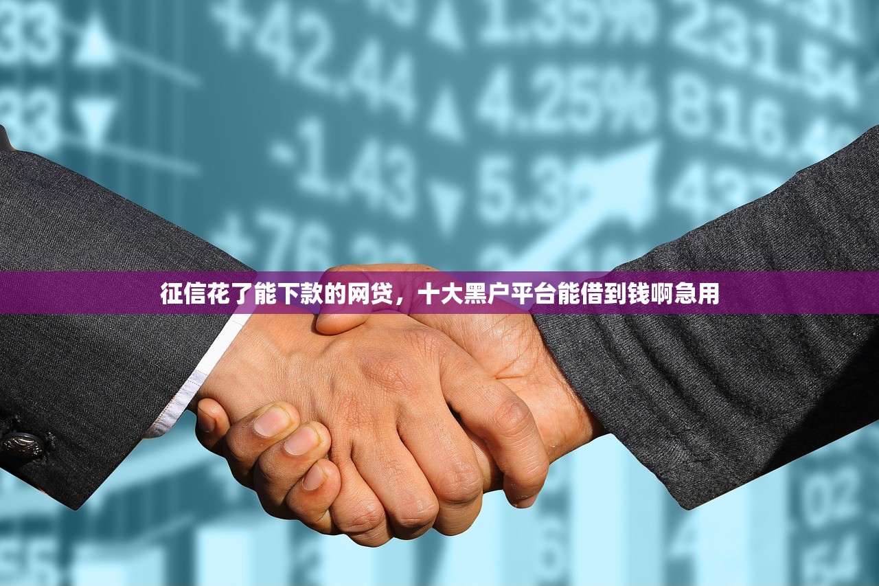 黑到不能再黑都能下款的口子，解答十家贷款平台不查征信