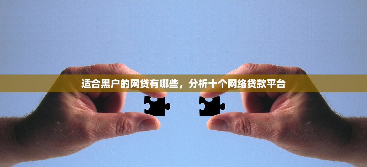 适合黑户的网贷有哪些，分析十个网络贷款平台