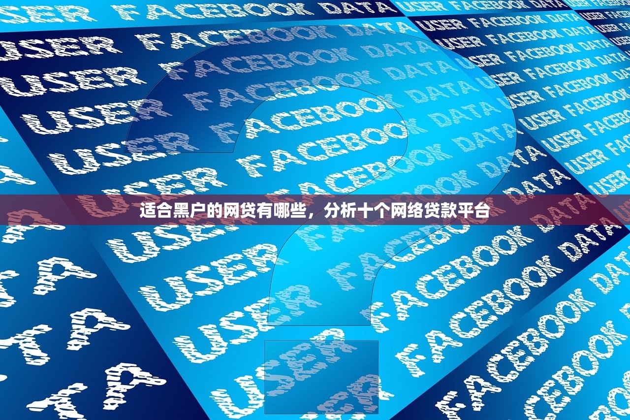 适合黑户的网贷有哪些，分析十个网络贷款平台