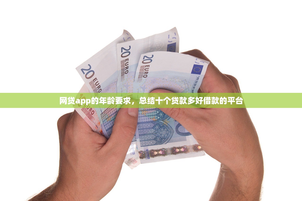 网贷app的年龄要求，总结十个贷款多好借款的平台