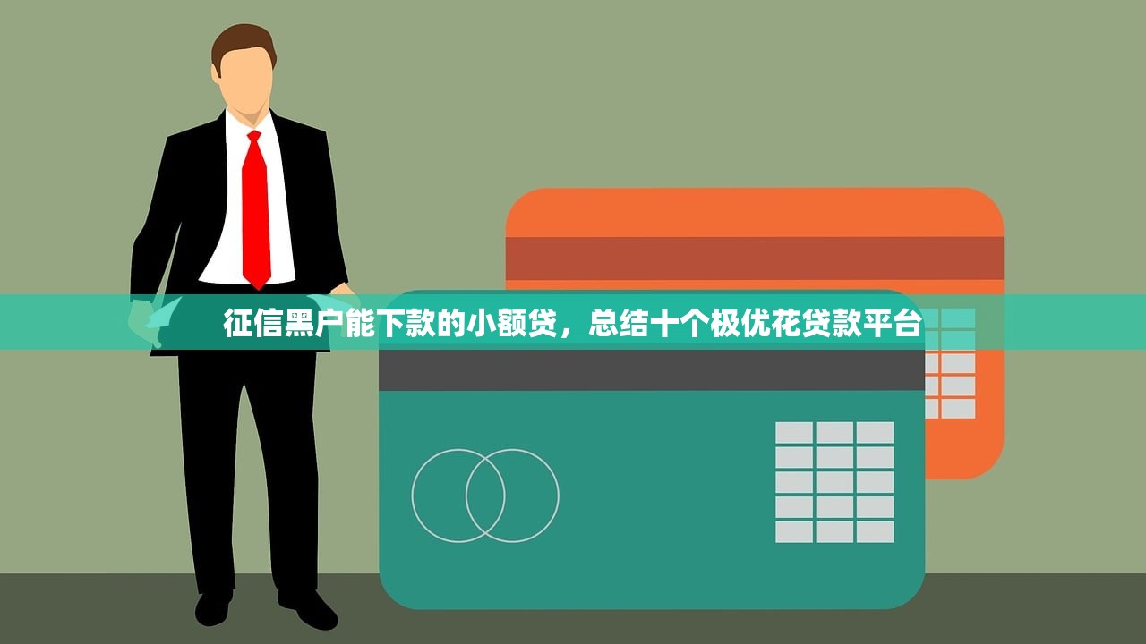 征信黑户能下款的小额贷，总结十个极优花贷款平台
