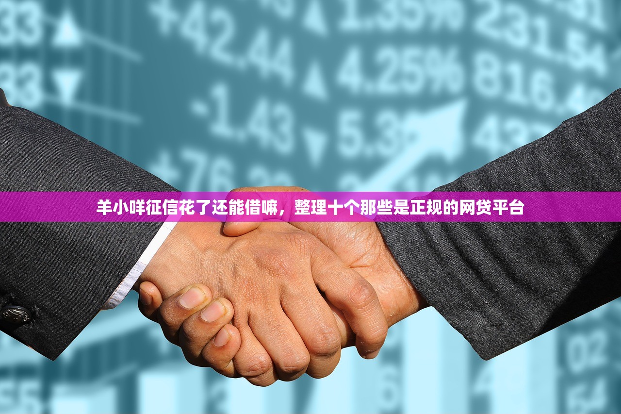 羊小咩征信花了还能借嘛，整理十个那些是正规的网贷平台