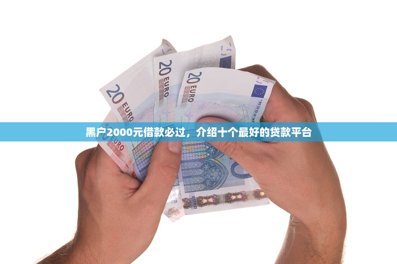 黑户2000元借款必过，介绍十个最好的贷款平台