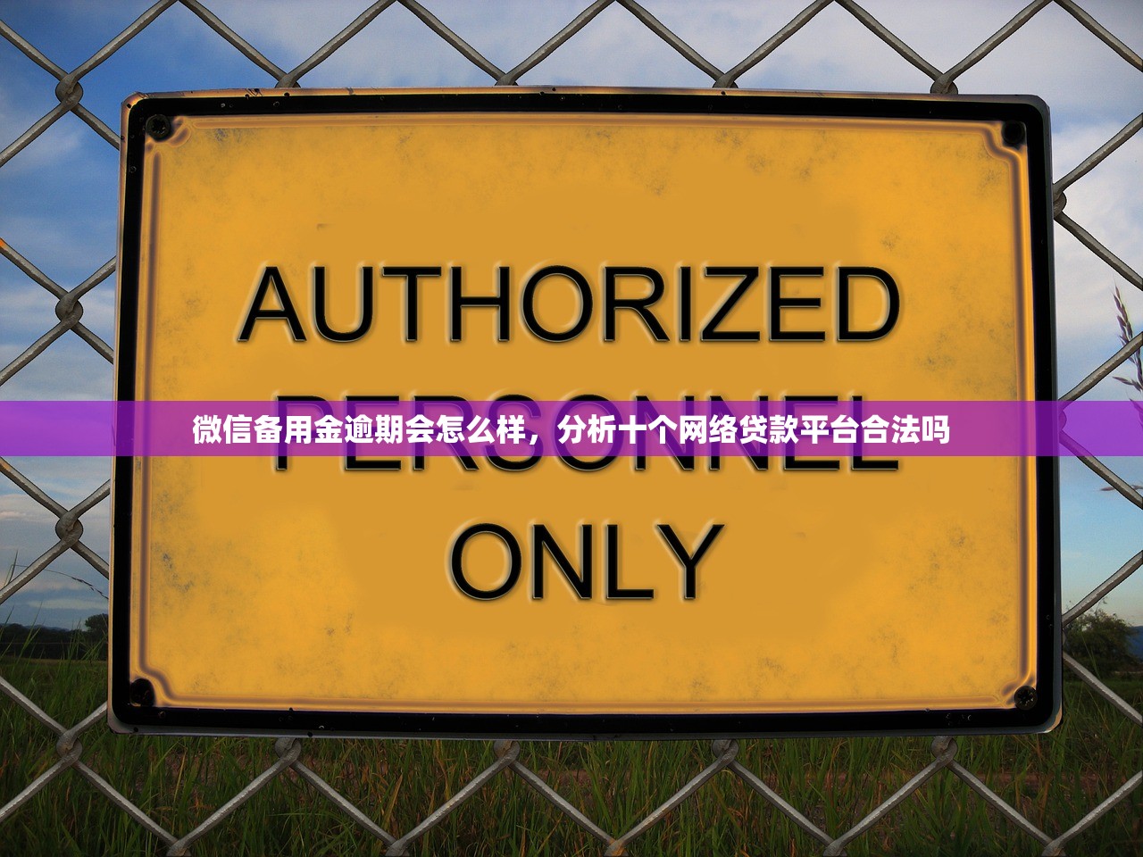 微信备用金逾期会怎么样，分析十个网络贷款平台合法吗