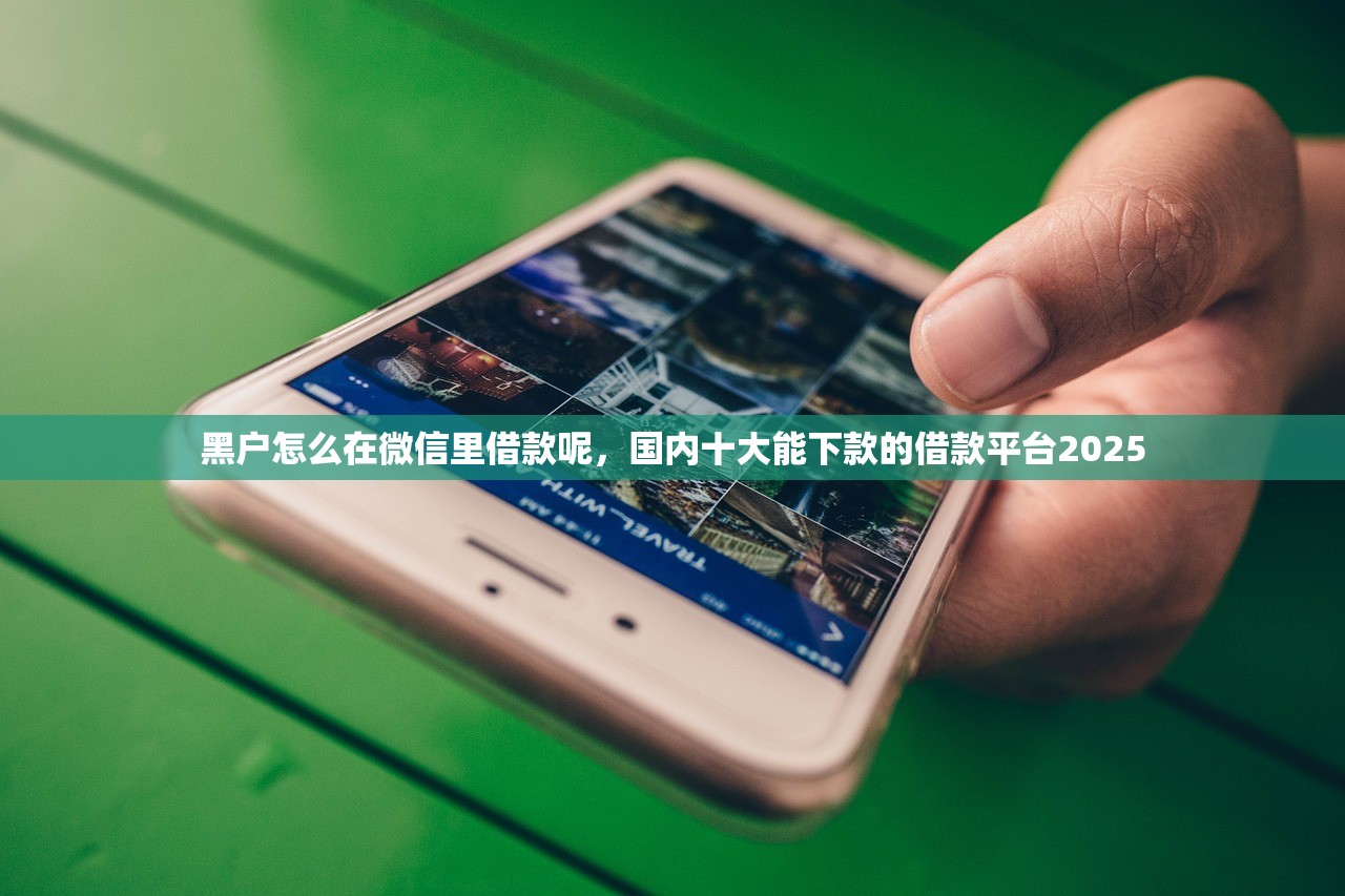 黑户怎么在微信里借款呢，国内十大能下款的借款平台2025