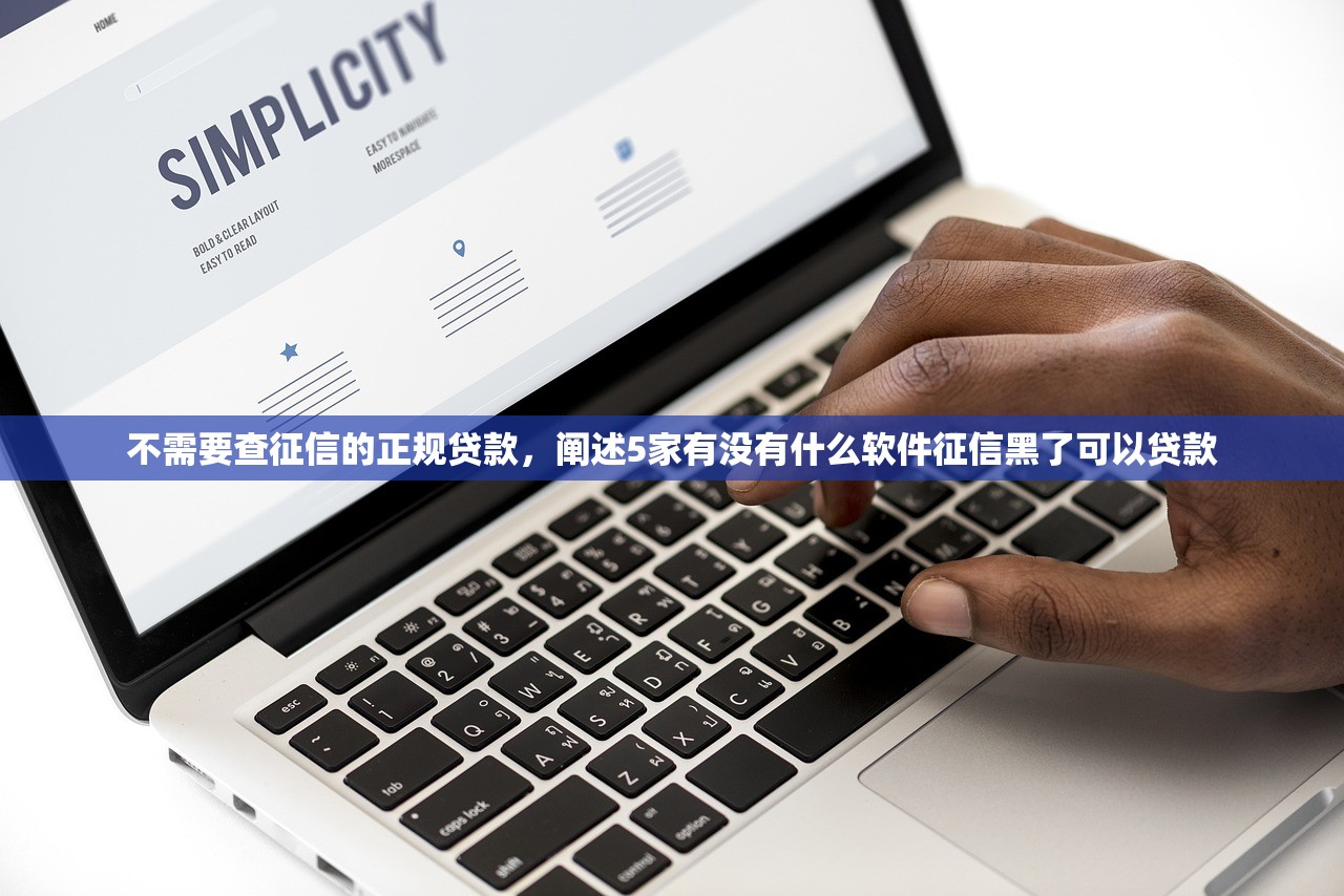 不需要查征信的正规贷款，阐述5家有没有什么软件征信黑了可以贷款