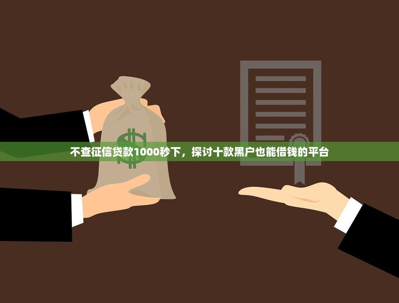 黑到不能再黑都能下款的口子，整理十个在线贷款平台