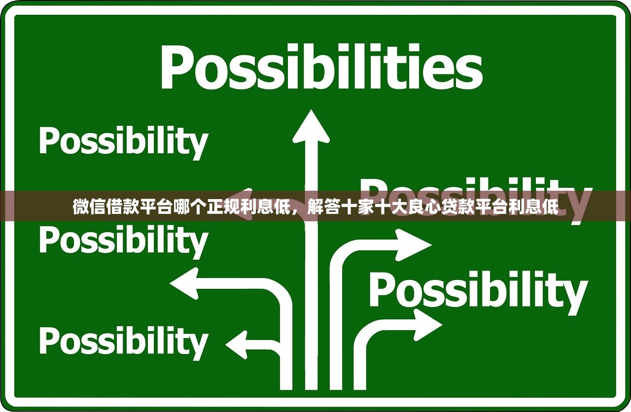 微信借款平台哪个正规利息低，解答十家十大良心贷款平台利息低