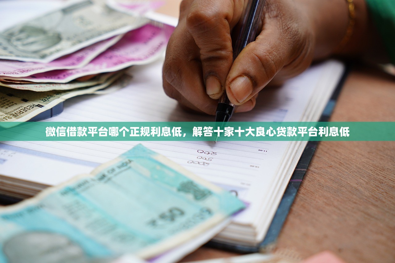 微信借款平台哪个正规利息低，解答十家十大良心贷款平台利息低