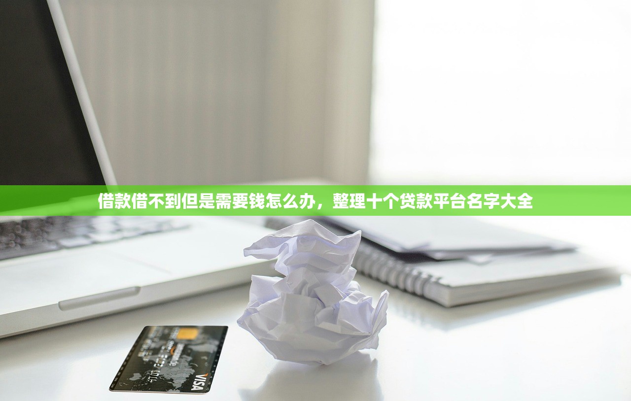 借款借不到但是需要钱怎么办，整理十个贷款平台名字大全