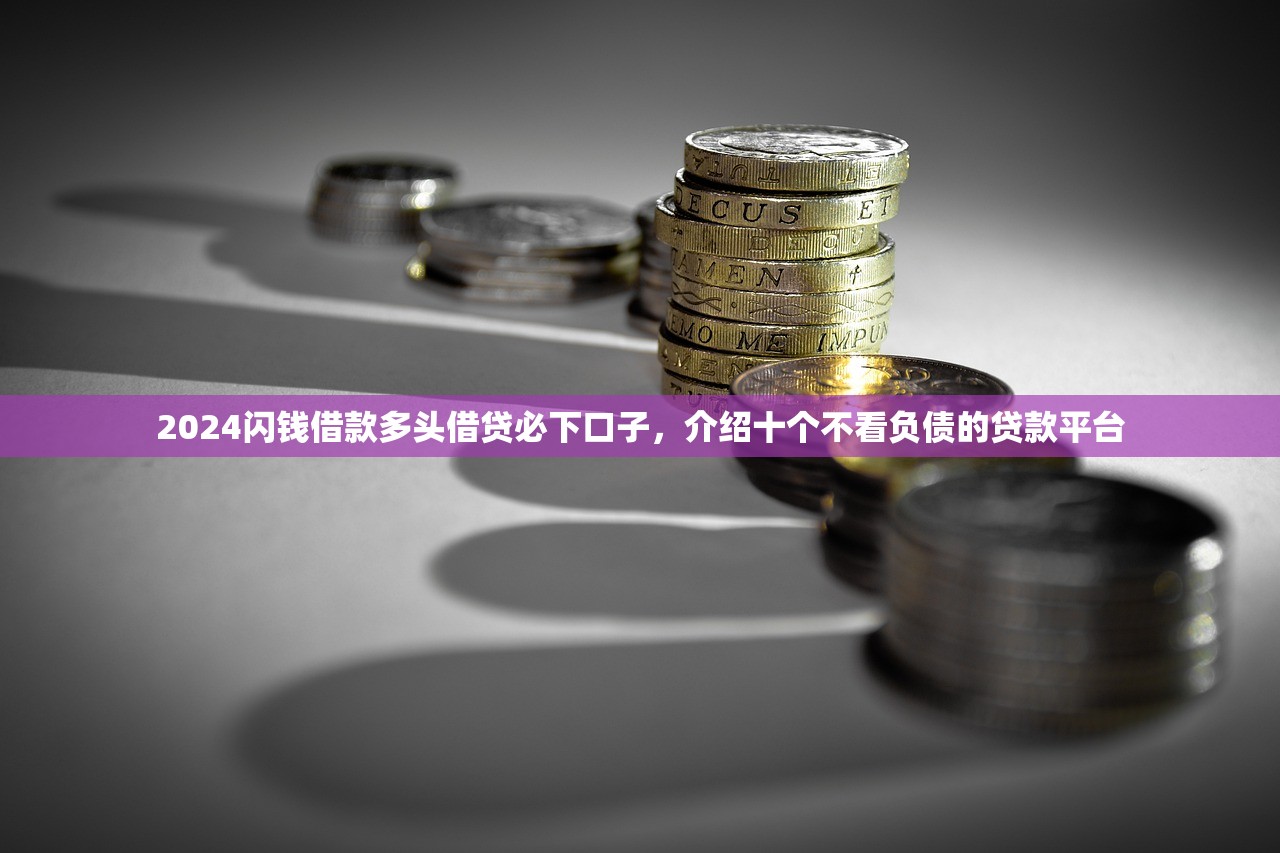 2024闪钱借款多头借贷必下口子，介绍十个不看负债的贷款平台