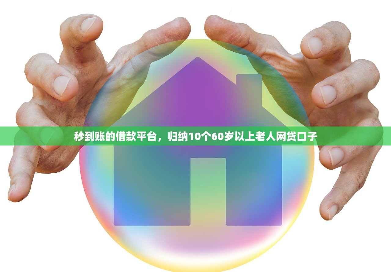 秒到账的借款平台，归纳10个60岁以上老人网贷口子