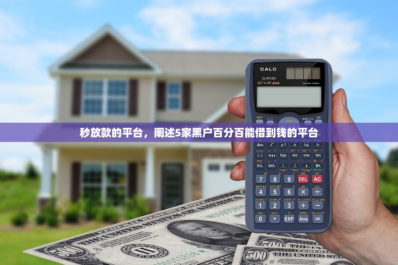 秒放款的平台，阐述5家黑户百分百能借到钱的平台