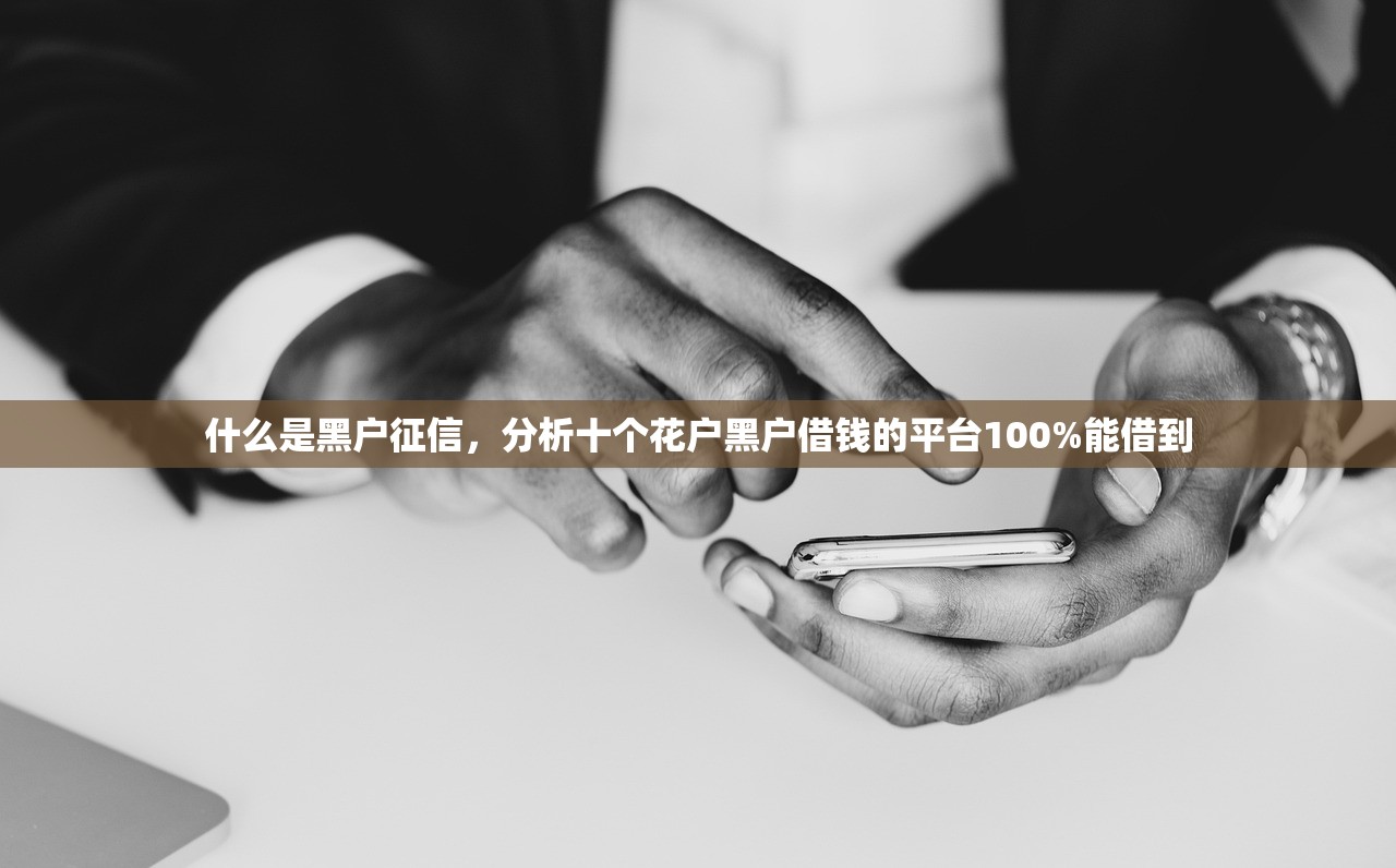 什么是黑户征信，分析十个花户黑户借钱的平台100%能借到