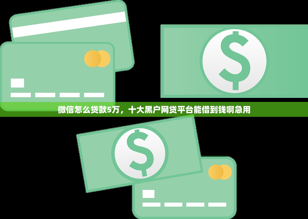微信怎么贷款5万，十大黑户网贷平台能借到钱啊急用