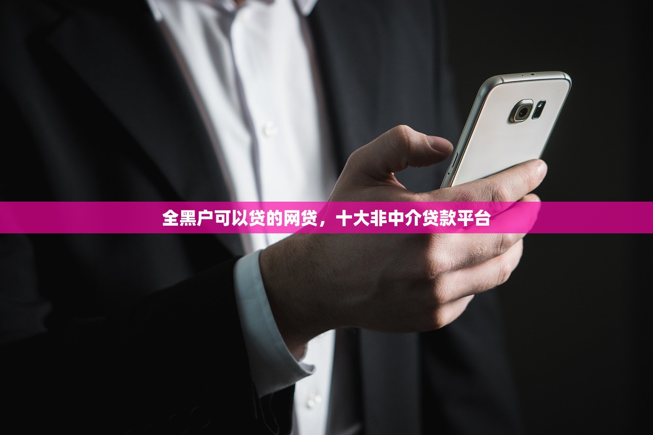 全黑户可以贷的网贷，十大非中介贷款平台