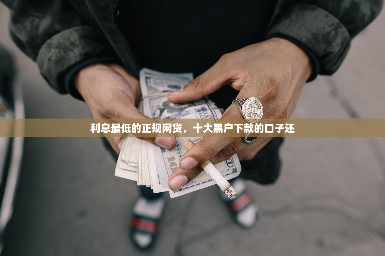 利息最低的正规网贷，十大黑户下款的口子还