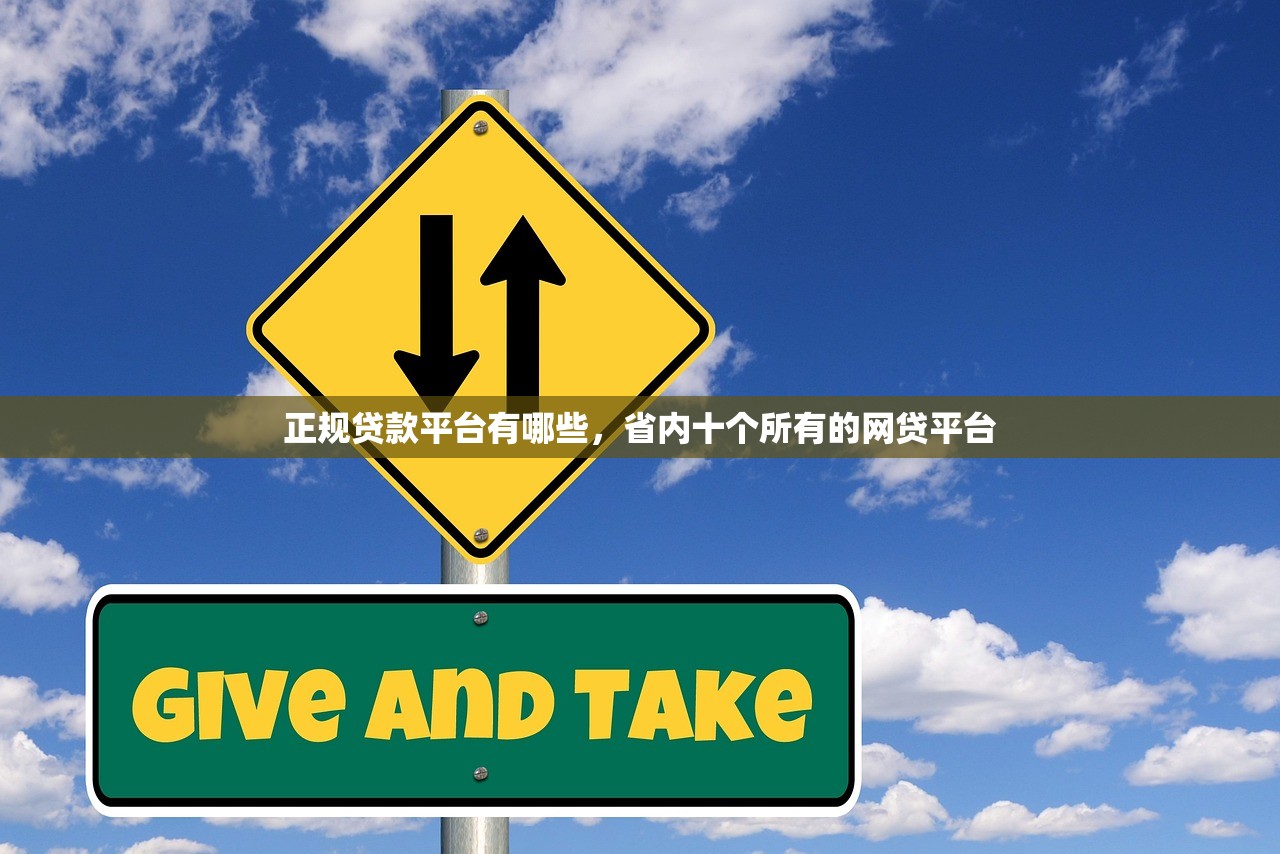 正规贷款平台有哪些，省内十个所有的网贷平台