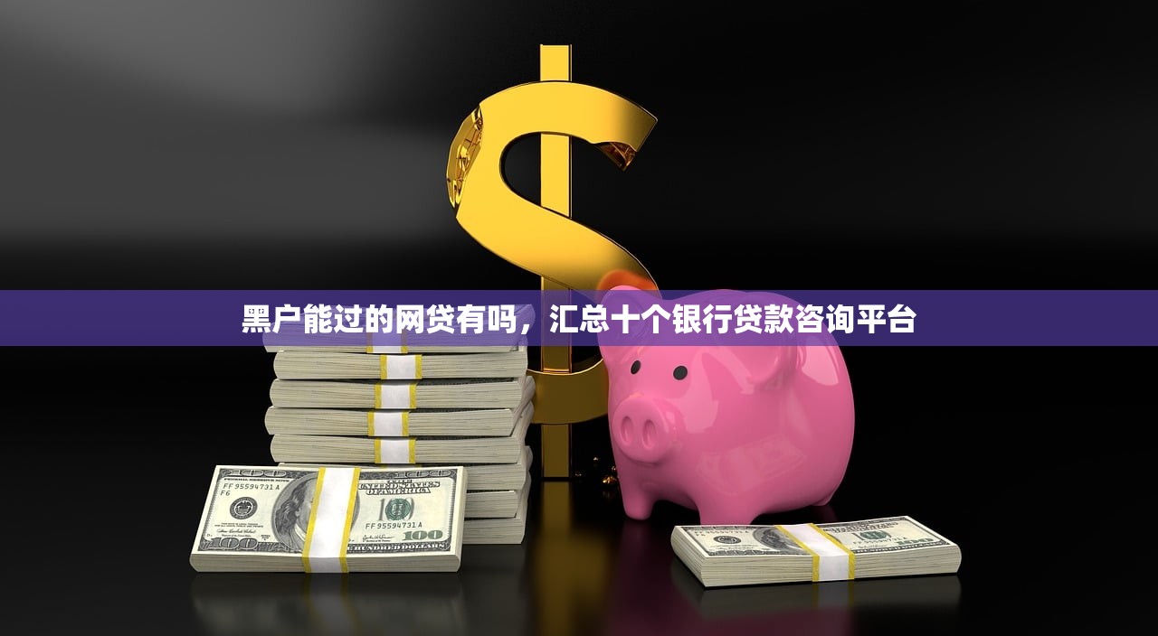黑户能过的网贷有吗，汇总十个银行贷款咨询平台
