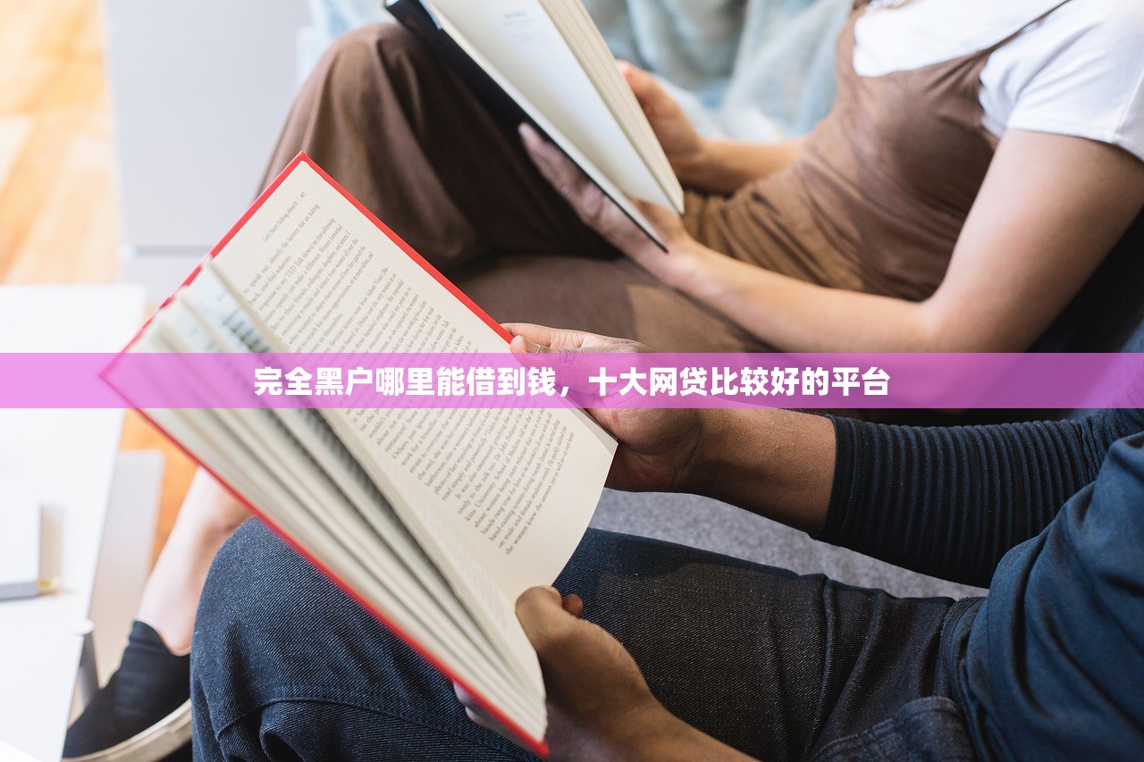 完全黑户哪里能借到钱，十大网贷比较好的平台
