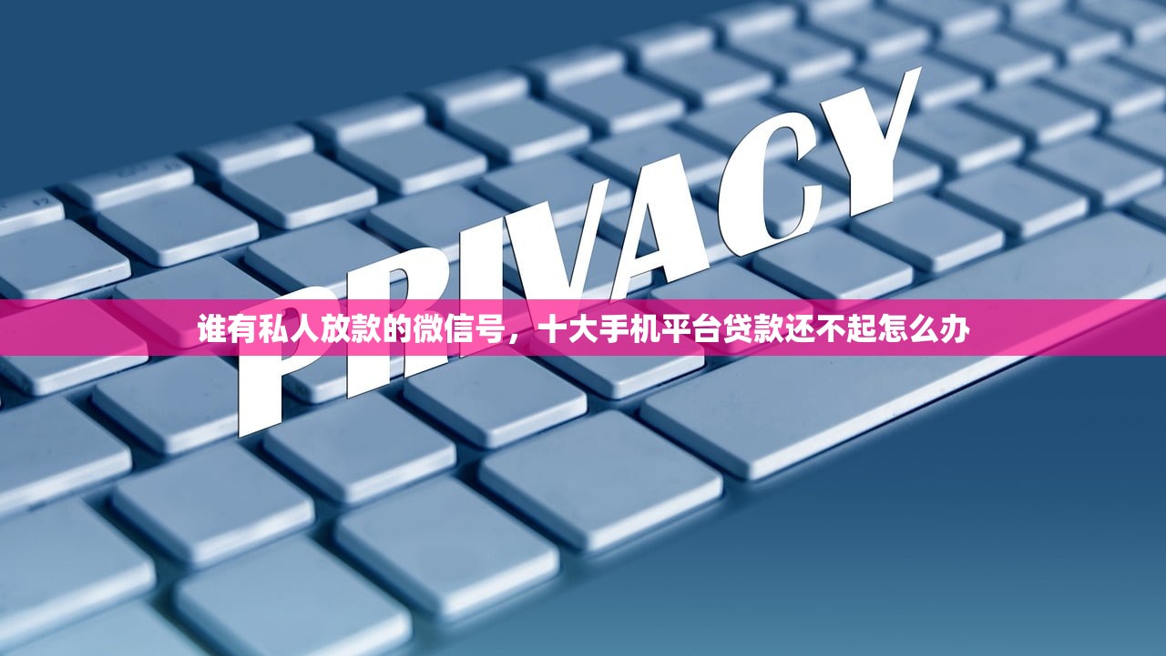 谁有私人放款的微信号，十大手机平台贷款还不起怎么办