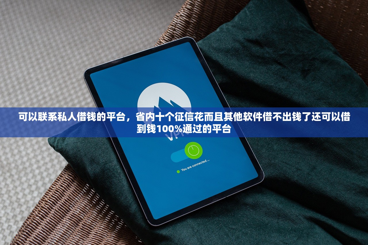 可以联系私人借钱的平台，省内十个征信花而且其他软件借不出钱了还可以借到钱100%通过的平台