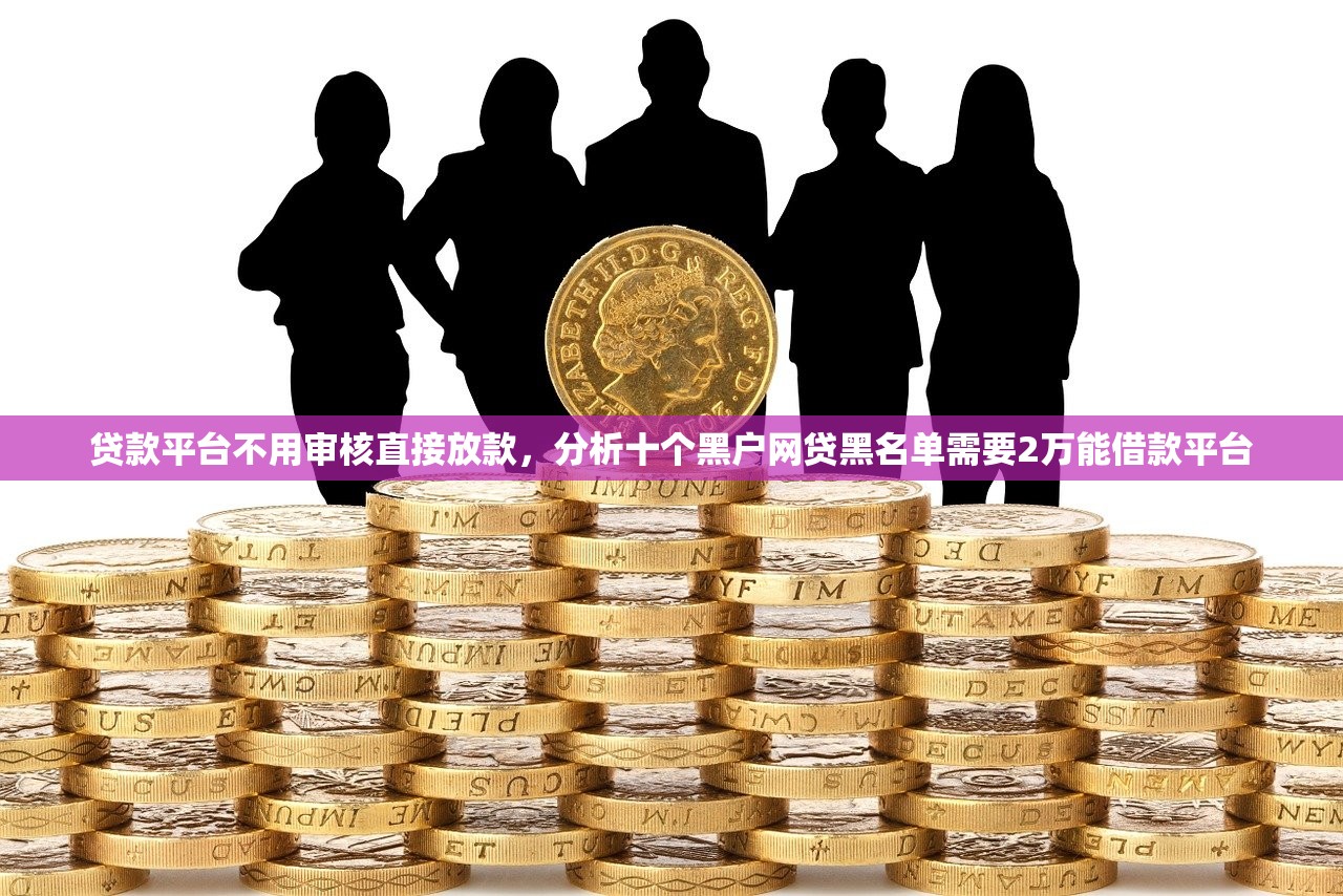 贷款平台不用审核直接放款，分析十个黑户网贷黑名单需要2万能借款平台