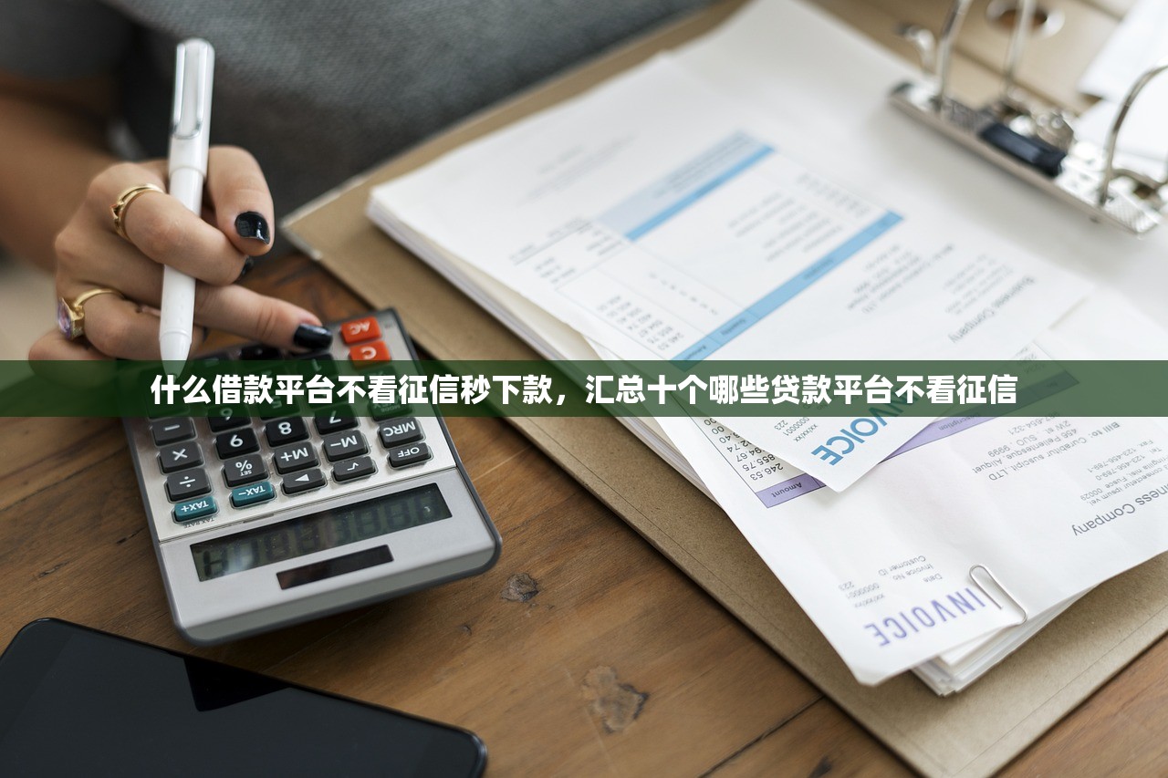 什么借款平台不看征信秒下款，汇总十个哪些贷款平台不看征信