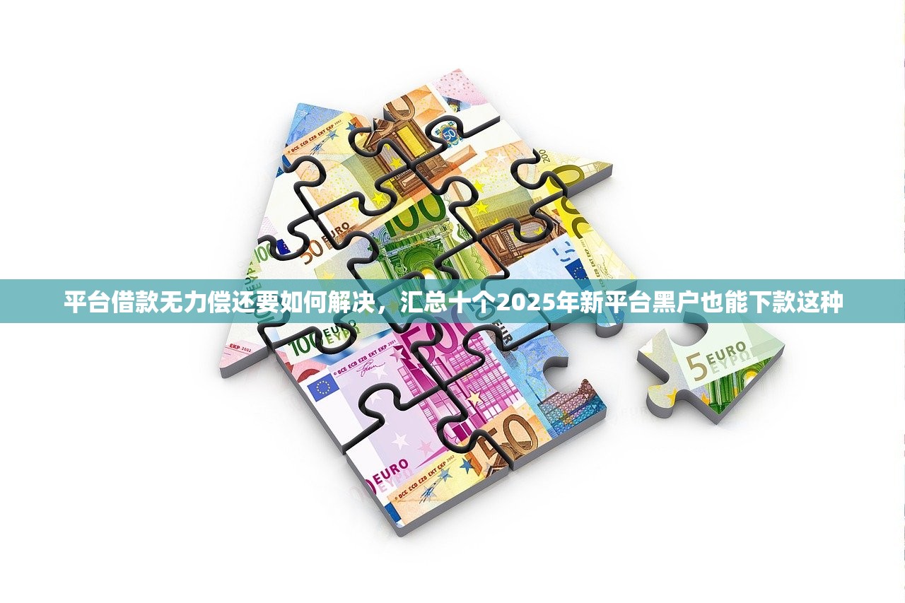 平台借款无力偿还要如何解决，汇总十个2025年新平台黑户也能下款这种