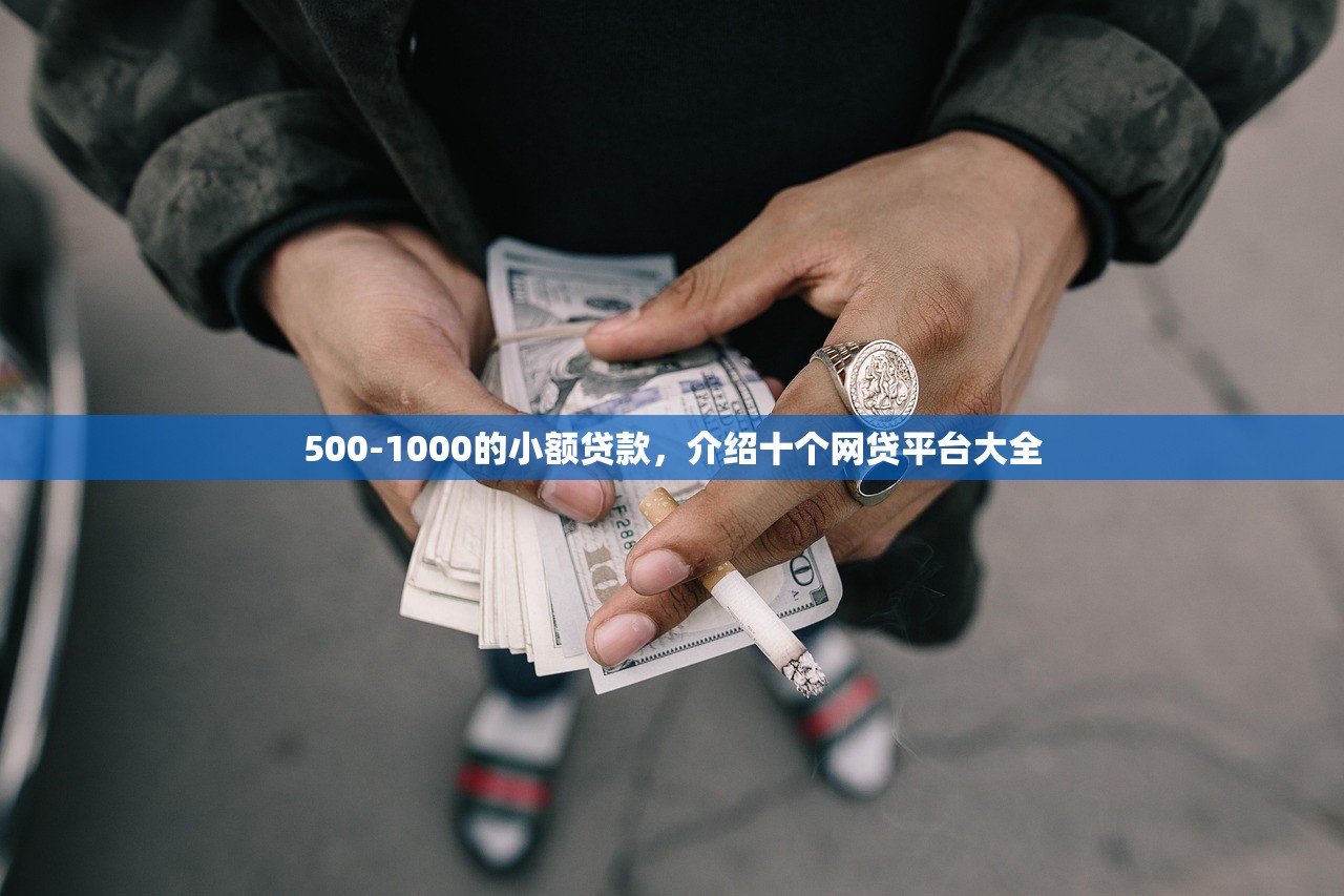 500-1000的小额贷款，介绍十个网贷平台大全
