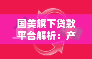 国美旗下贷款平台解析：产品、利率、申请全攻略