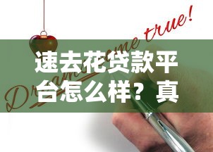 速去花贷款平台怎么样？真实评测+申请避坑指南