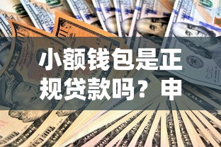 小额钱包是正规贷款吗？申请流程和注意事项解析