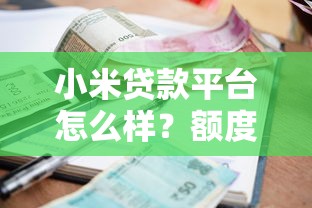 小米贷款平台怎么样？额度、利率、申请条件全解析