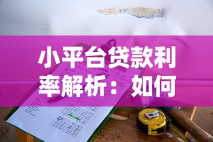 小平台贷款利率解析：如何避坑及选择最优方案