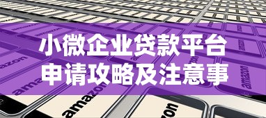 小微企业贷款平台申请攻略及注意事项