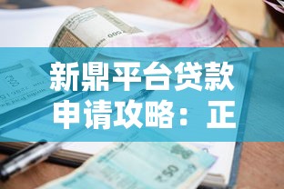新鼎平台贷款申请攻略：正规可靠吗？一文看懂借款流程与注意事项