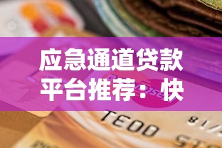 应急通道贷款平台推荐：快速放款与低息选择指南
